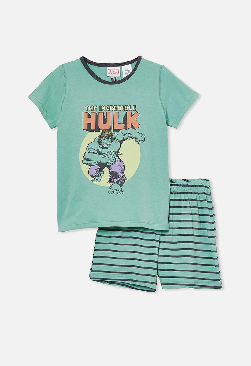 Cotton On - Hudson short sleeve pyjama set licensed - green 
