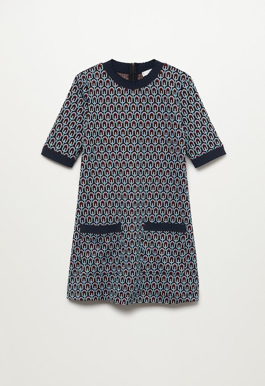 MANGO - Dress piera - navy