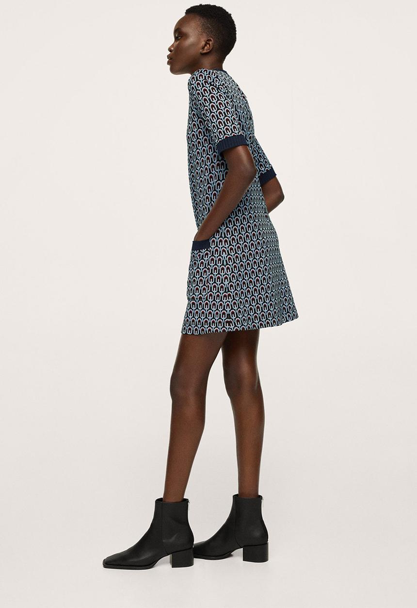MANGO - Dress piera - navy