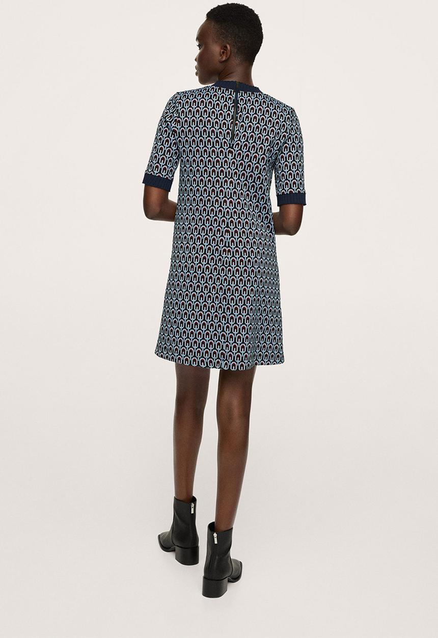 MANGO - Dress piera - navy