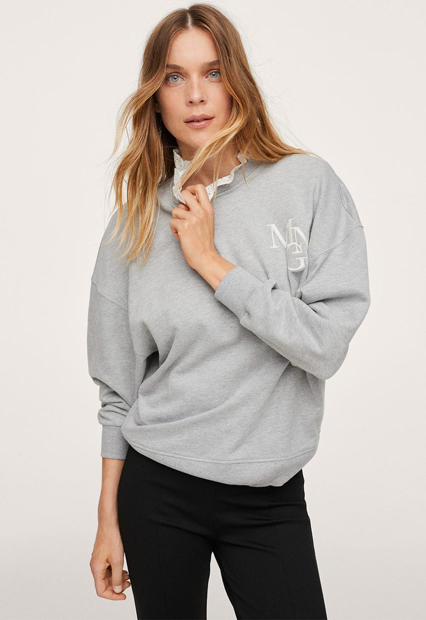 MANGO - Sweatshirt bruna - medium grey