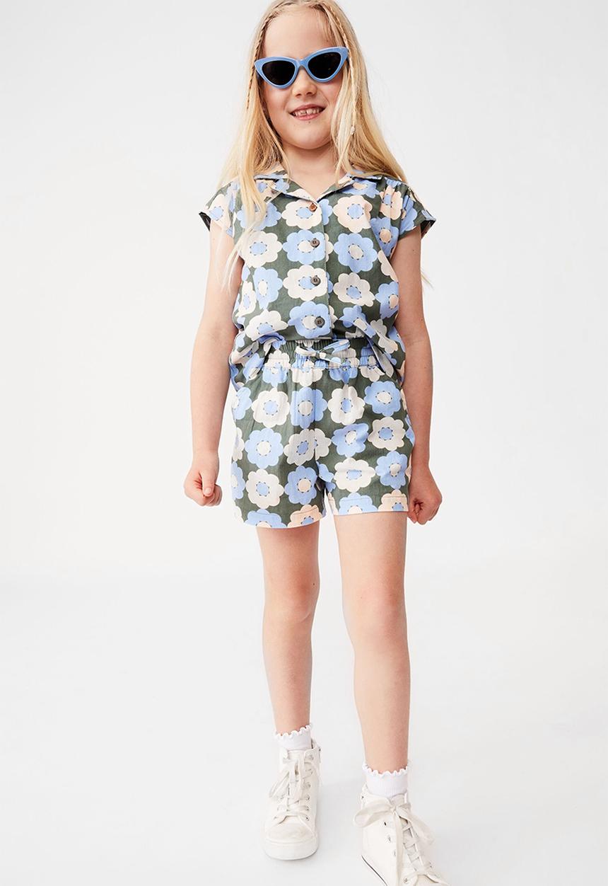 Cotton On - Sage & clare short - lcn sag amante/swag green