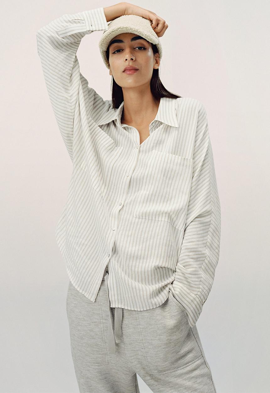 MANGO - Shirt abril - natural