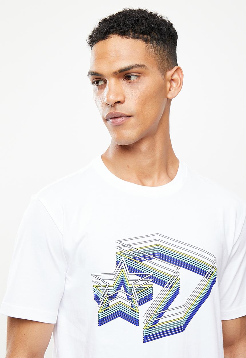 Converse - Star chevron dribble tee - white