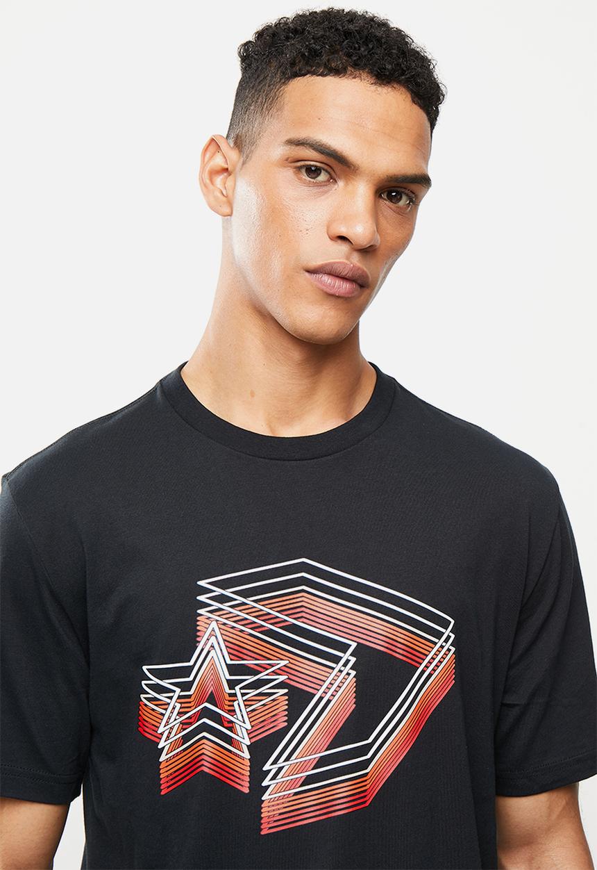 Converse - Star chevron dribble tee - black