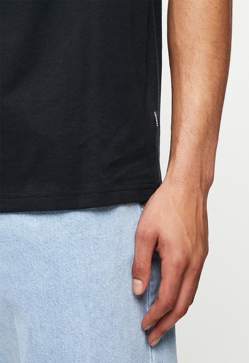 Converse - Star chevron dribble tee - black