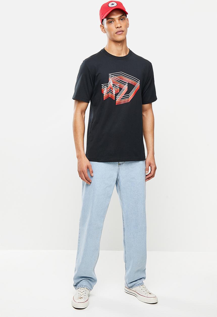 Converse - Star chevron dribble tee - black