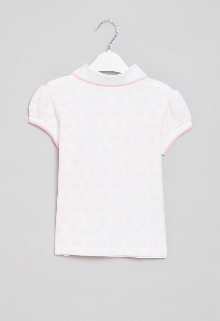Pop Candy - Girls golf tee - white & pink