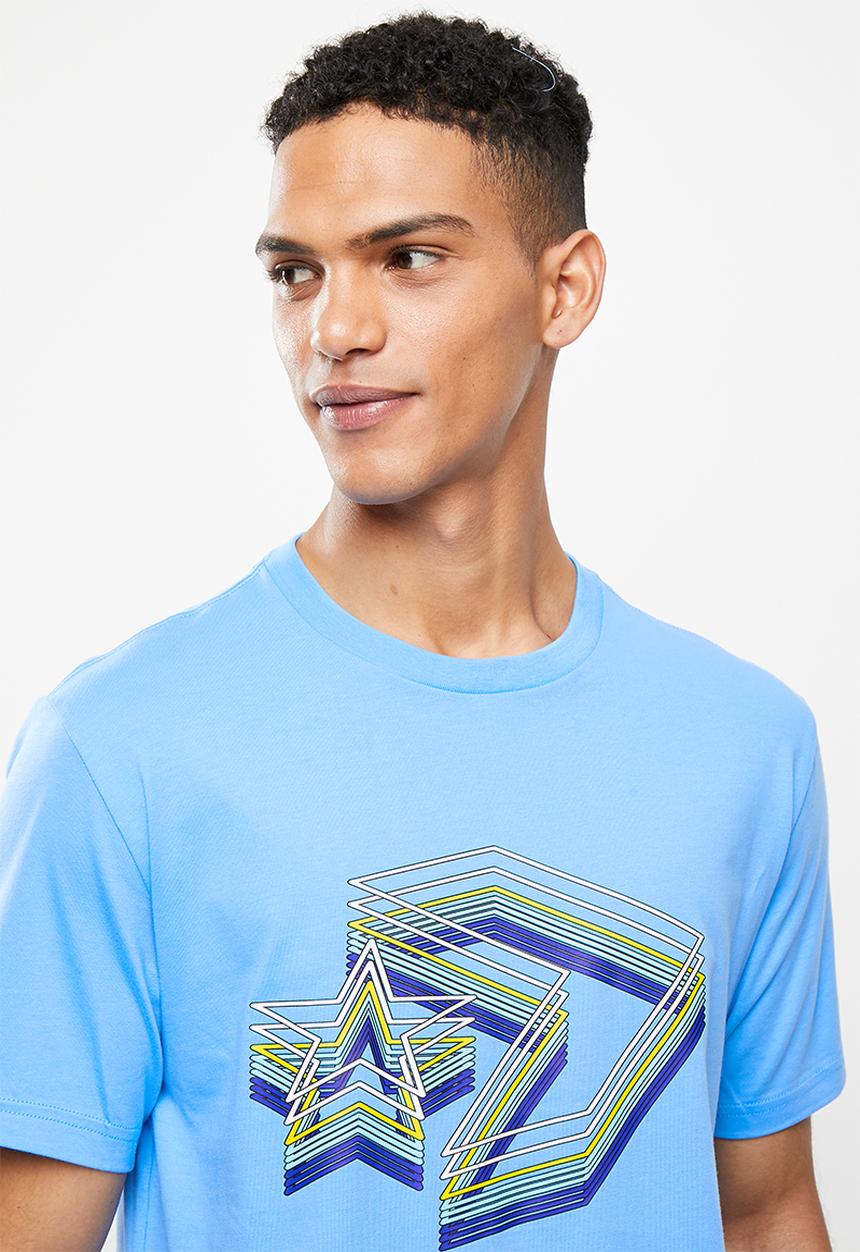 Converse - Star chevron dribble tee - blue