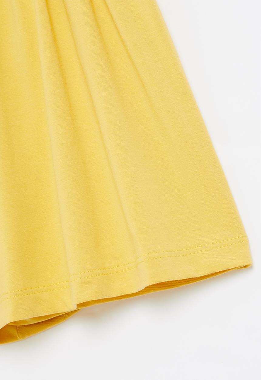 Pop Candy - Girls elasticated waistband shorts - yellow