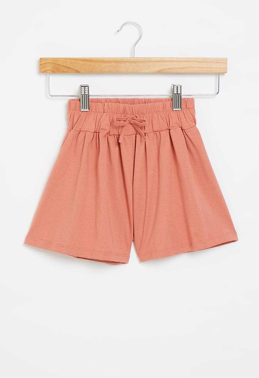 Pop Candy - Girls elasticated waistband shorts - orange