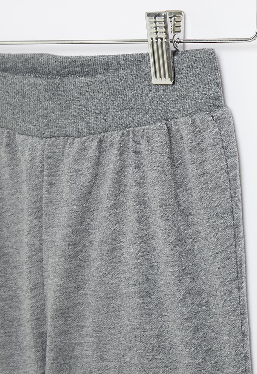 Pop Candy - Boys dino sweat shorts - charcoal & yellow