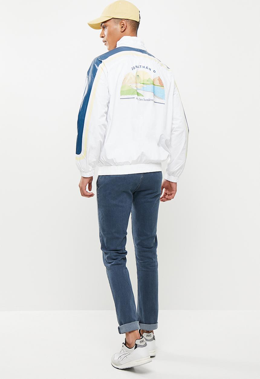 Jonathan D - Carlos zip through sports jacket - ivory