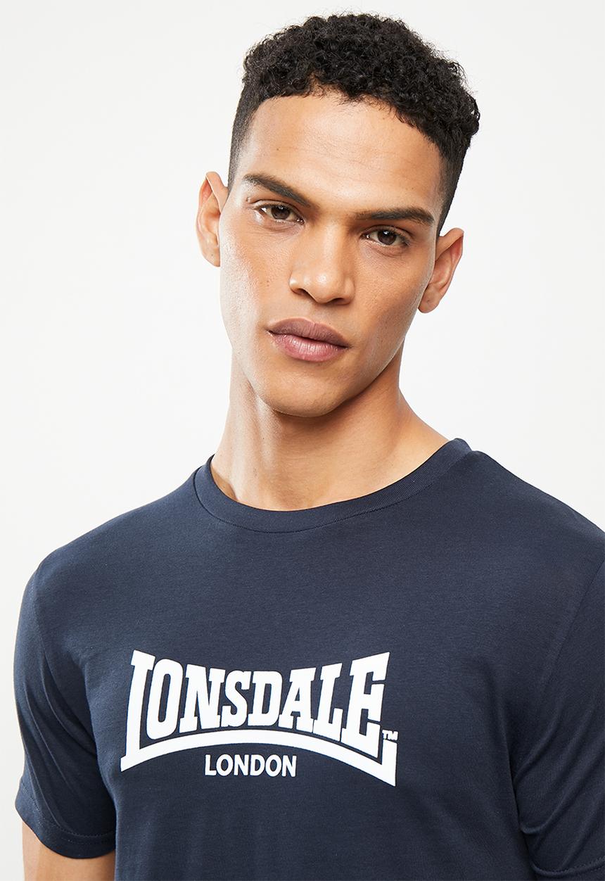 Lonsdale - Lonsdale logo tee - navy