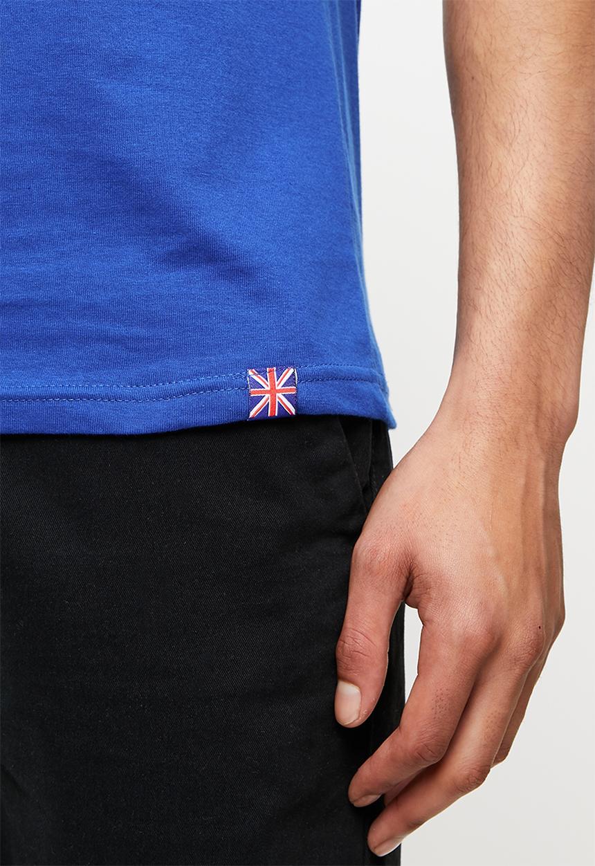 Lonsdale - Lonsdale logo tee - cobalt