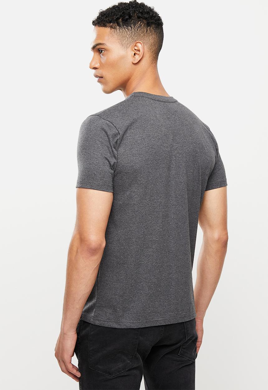 Lonsdale - Lonsdale logo tee - charcoal