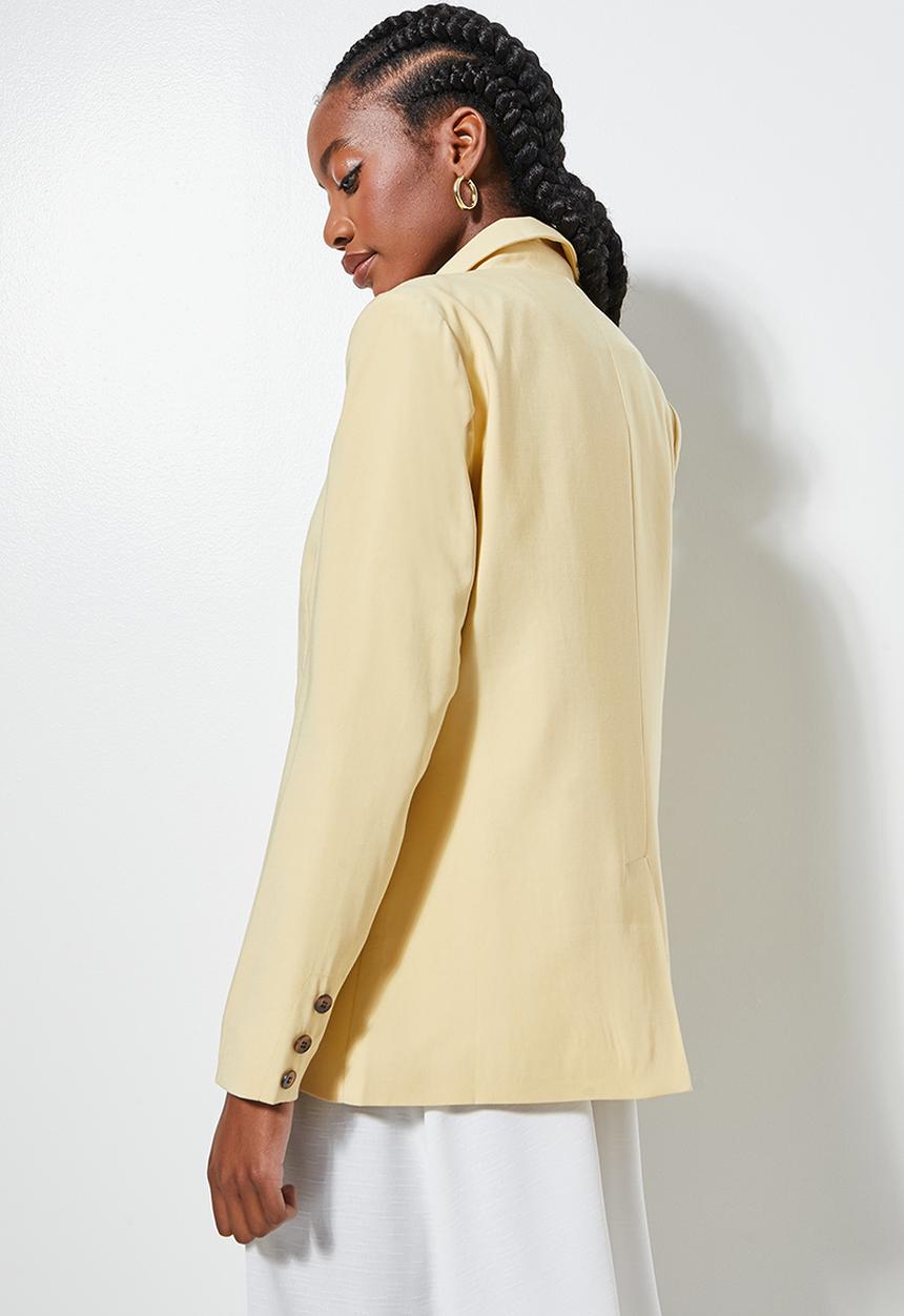 Superbalist - Longer length blazer - butter yellow