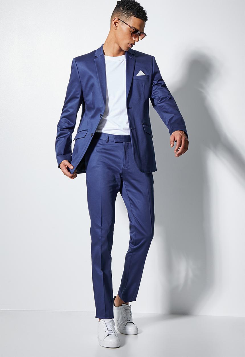Superbalist - Fashion slim fit trouser - navy