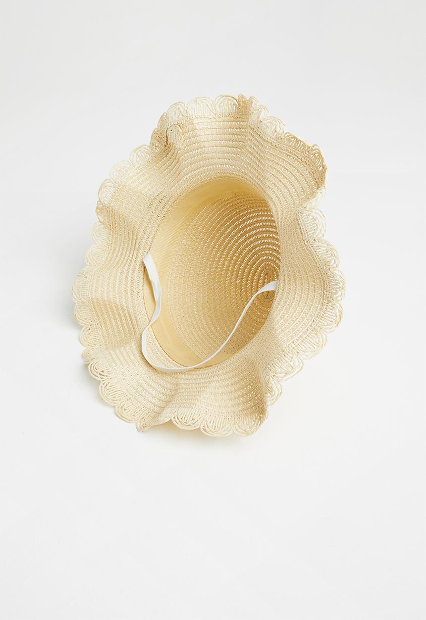 Pop Candy - Straw  hat & bag - brown