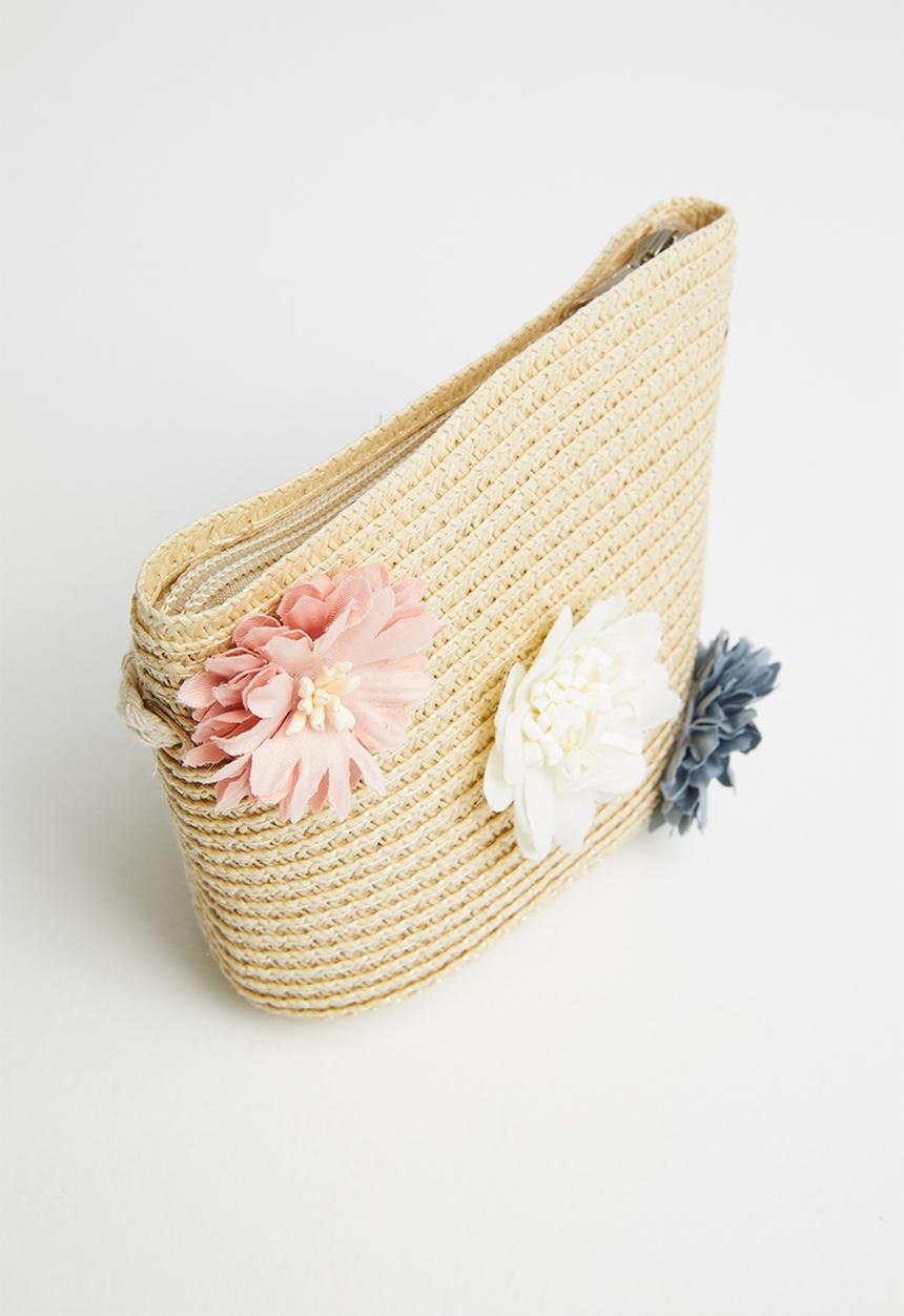 Pop Candy - Straw  hat & bag - brown