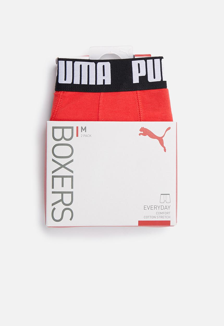 PUMA - Puma basic boxer  - red & black