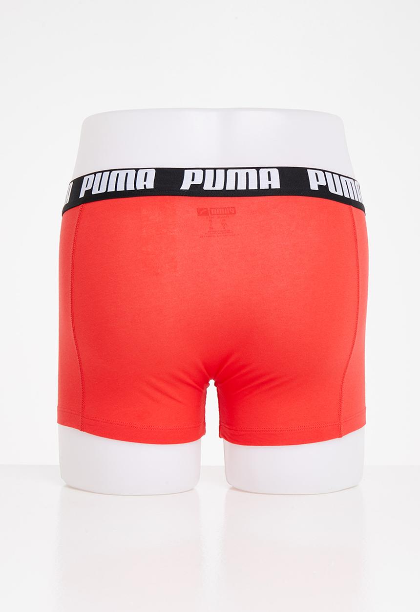PUMA - Puma basic boxer  - red & black