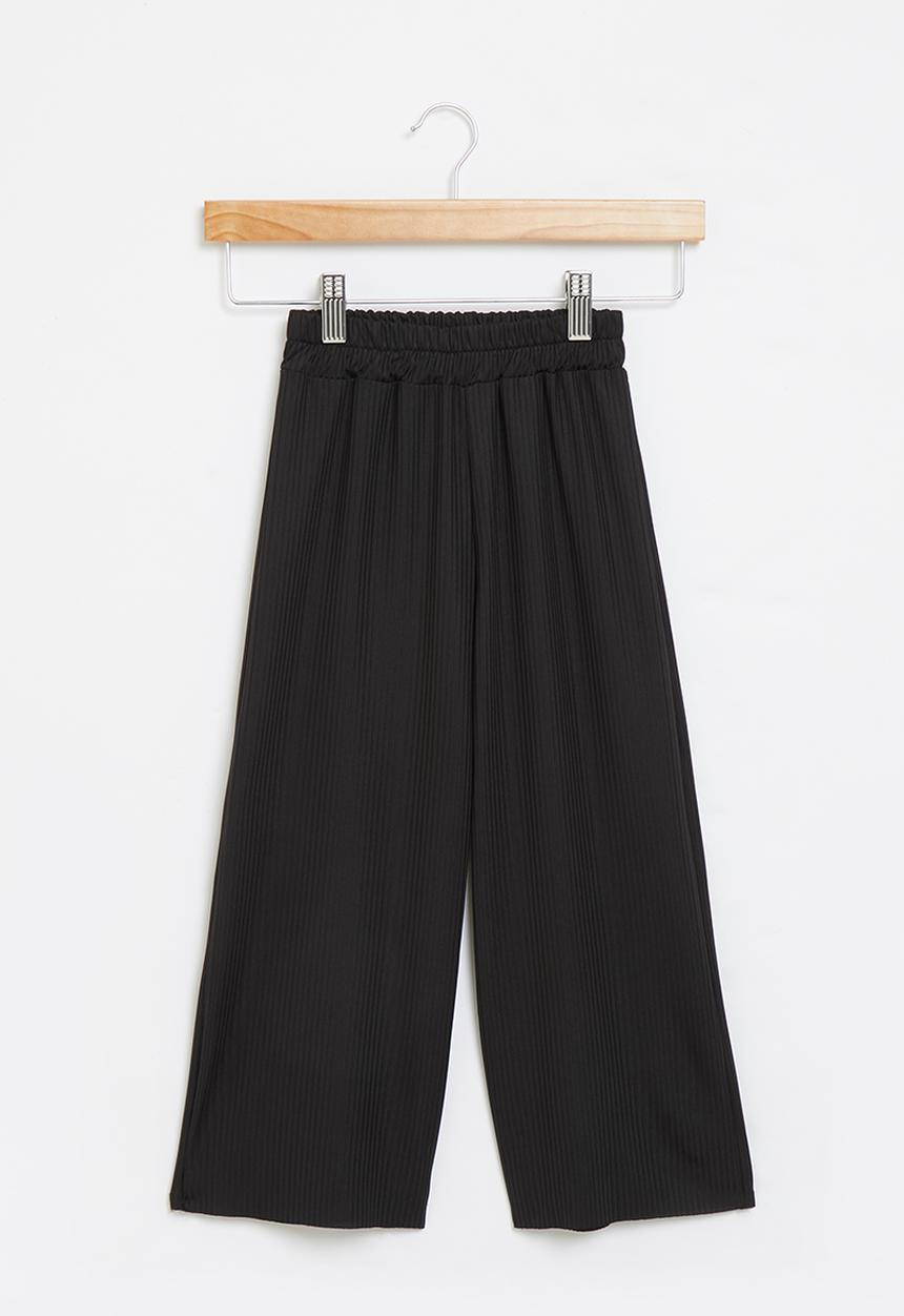 Rebel Republic - Girls wide leg pants - black