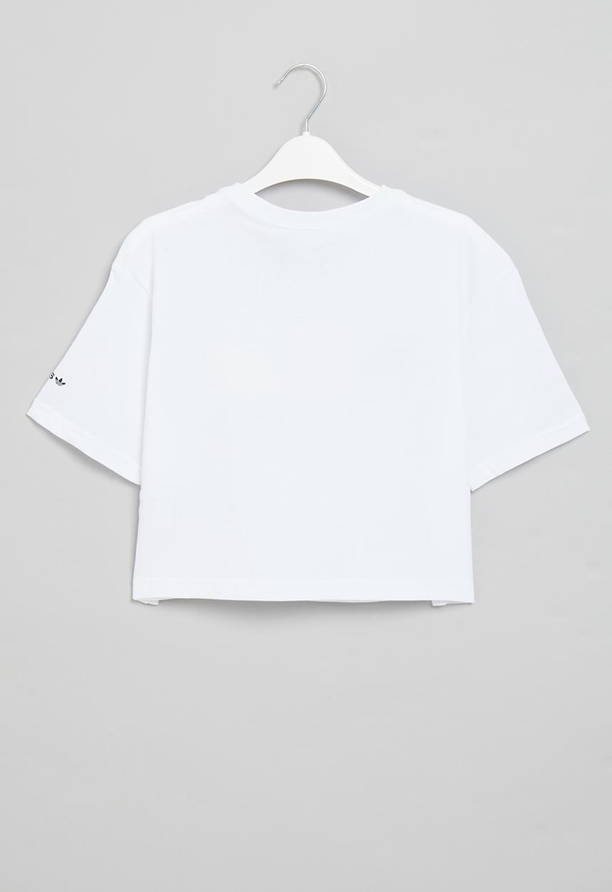adidas Originals - Bold cropped tee y - white