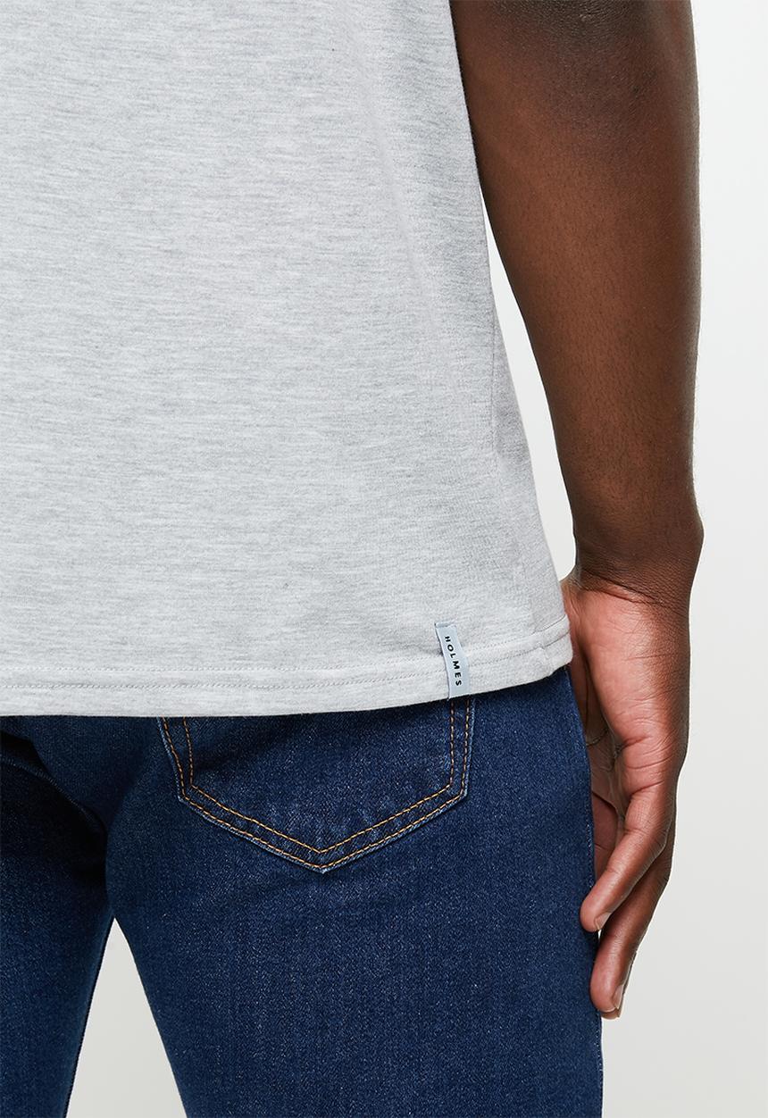 Holmes Bro's - Landscape waves short sleeve tee - grey 