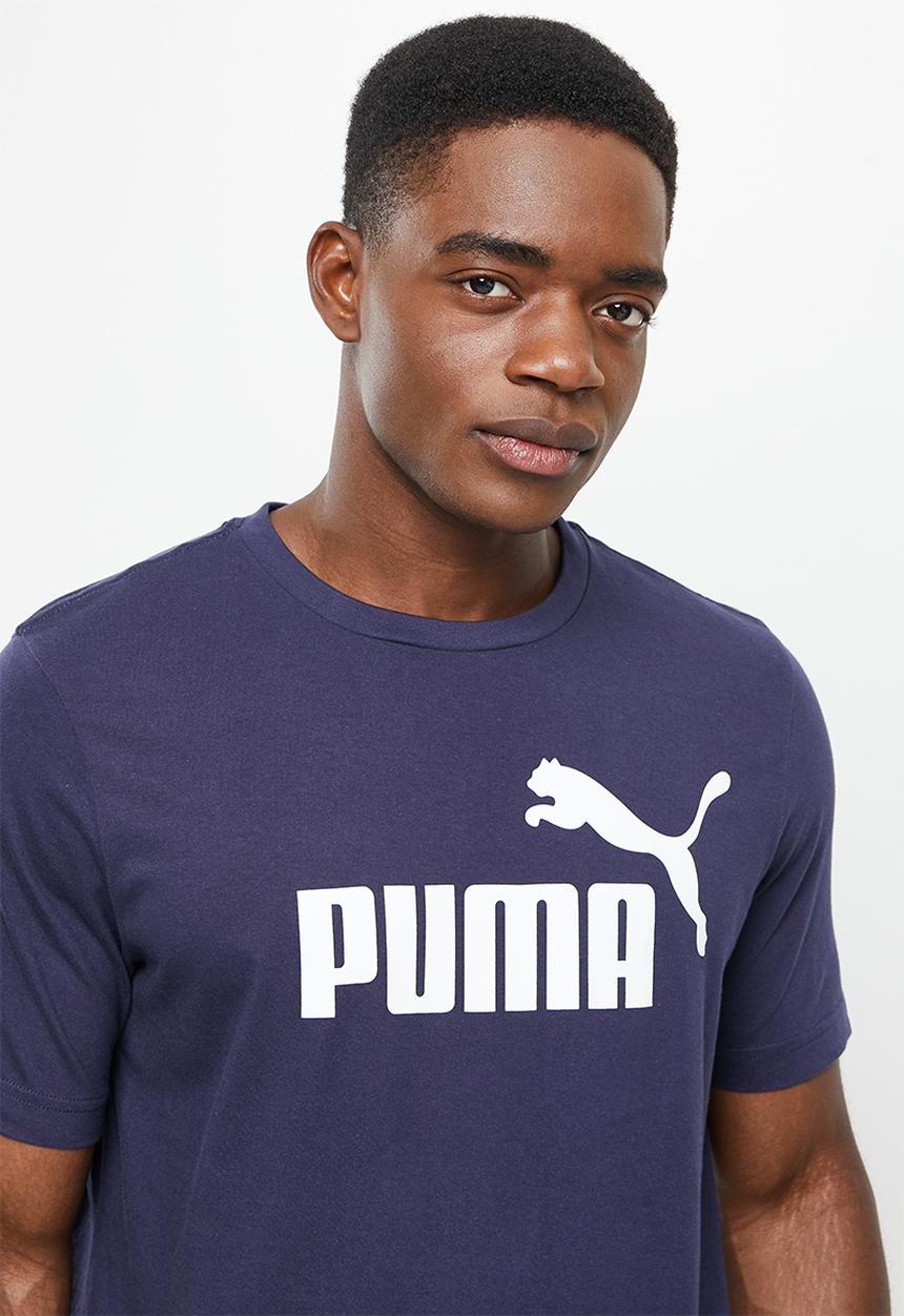 PUMA - Ess logo tee m - navy 
