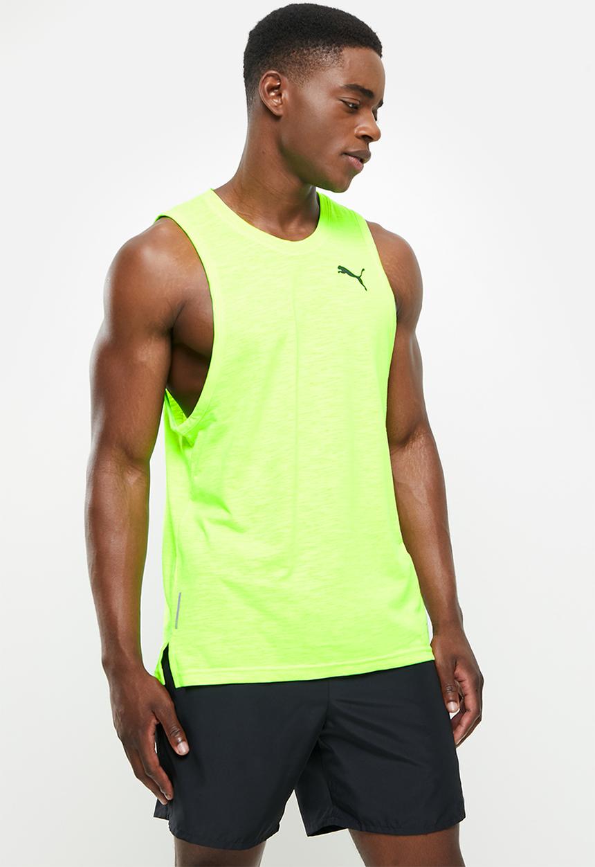 PUMA - Train fav tank - neon green 