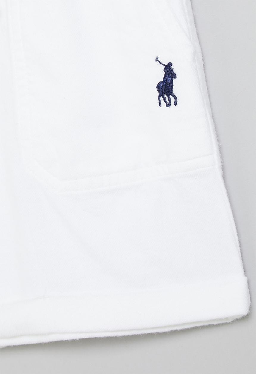 POLO - Girls audrey short - white