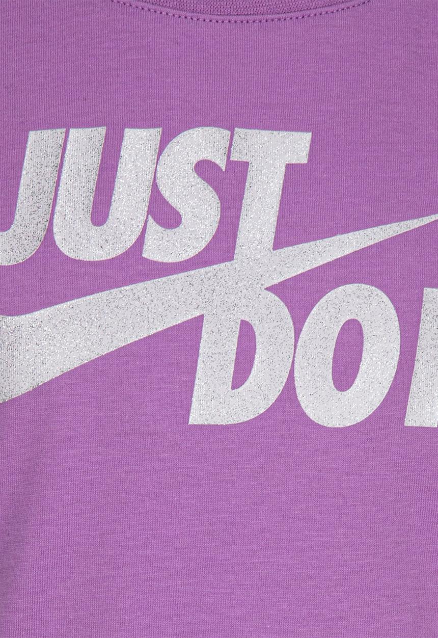 Nike - Nkg jdi swoosh split short sleeve tee - violet shock