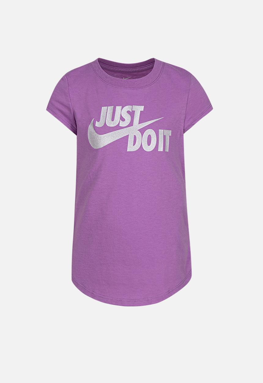 Nike - Nkg jdi swoosh split short sleeve tee - violet shock