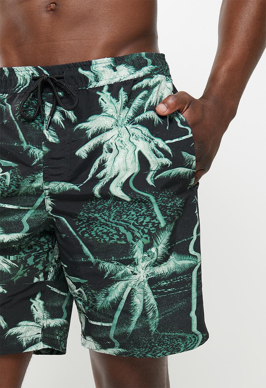 Fox - Bad trip boardshort 18 - black & green 