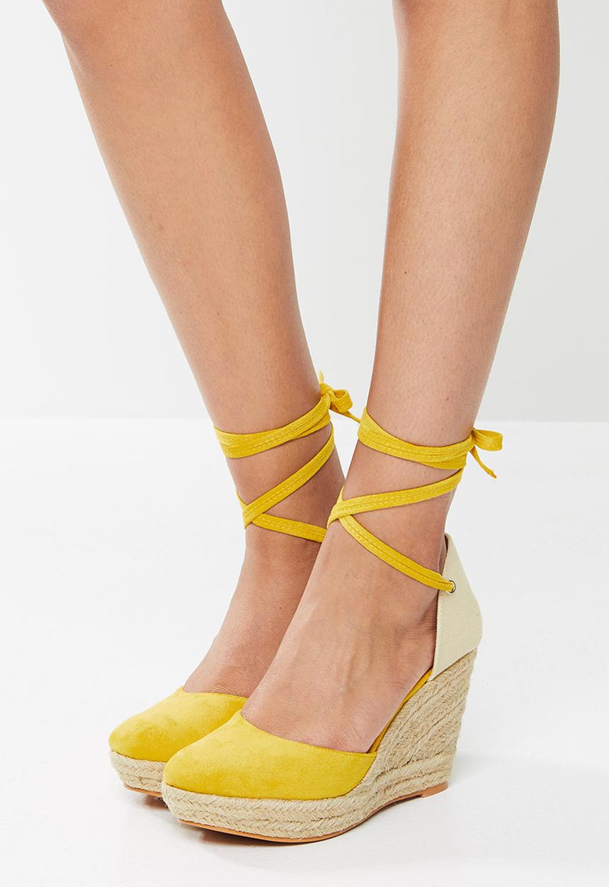 edit - Xena espadrille - yellow