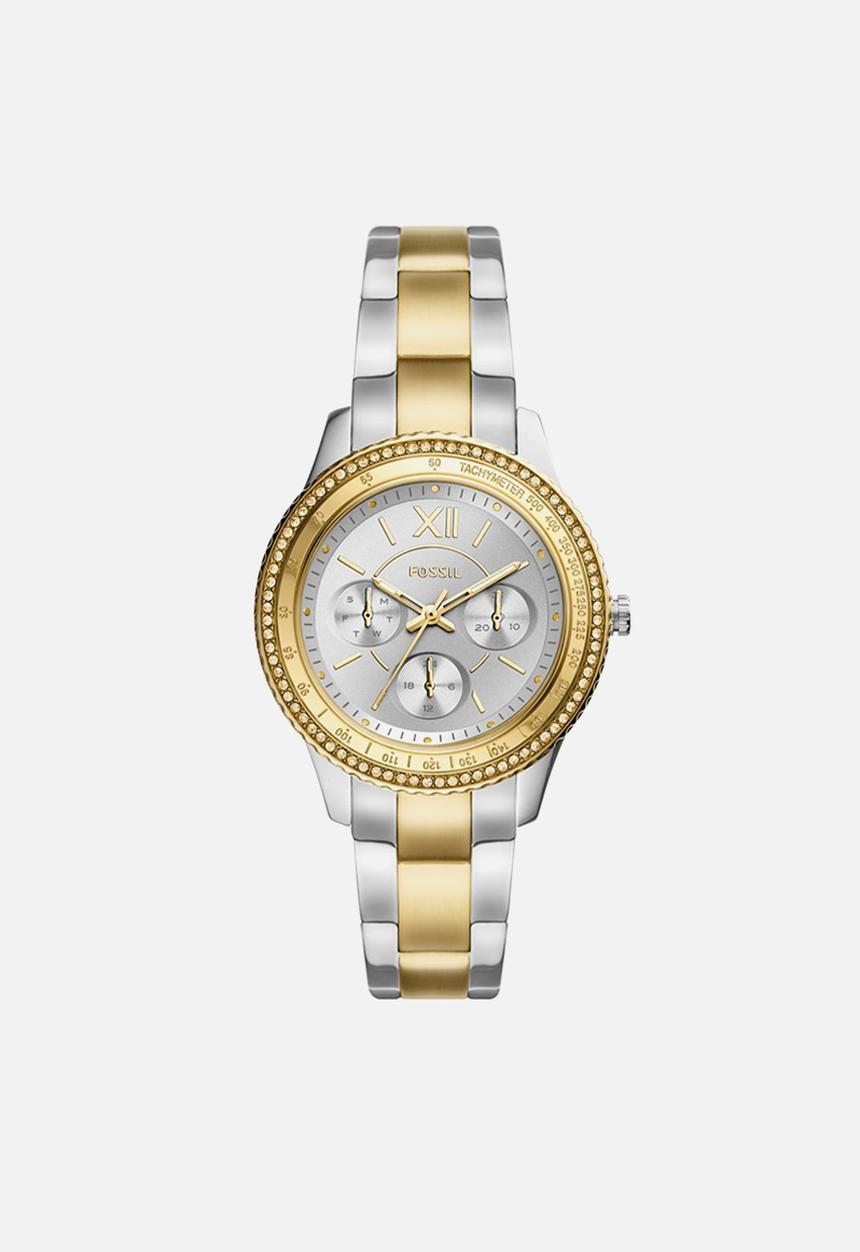 Fossil - Stella sport - silver & gold