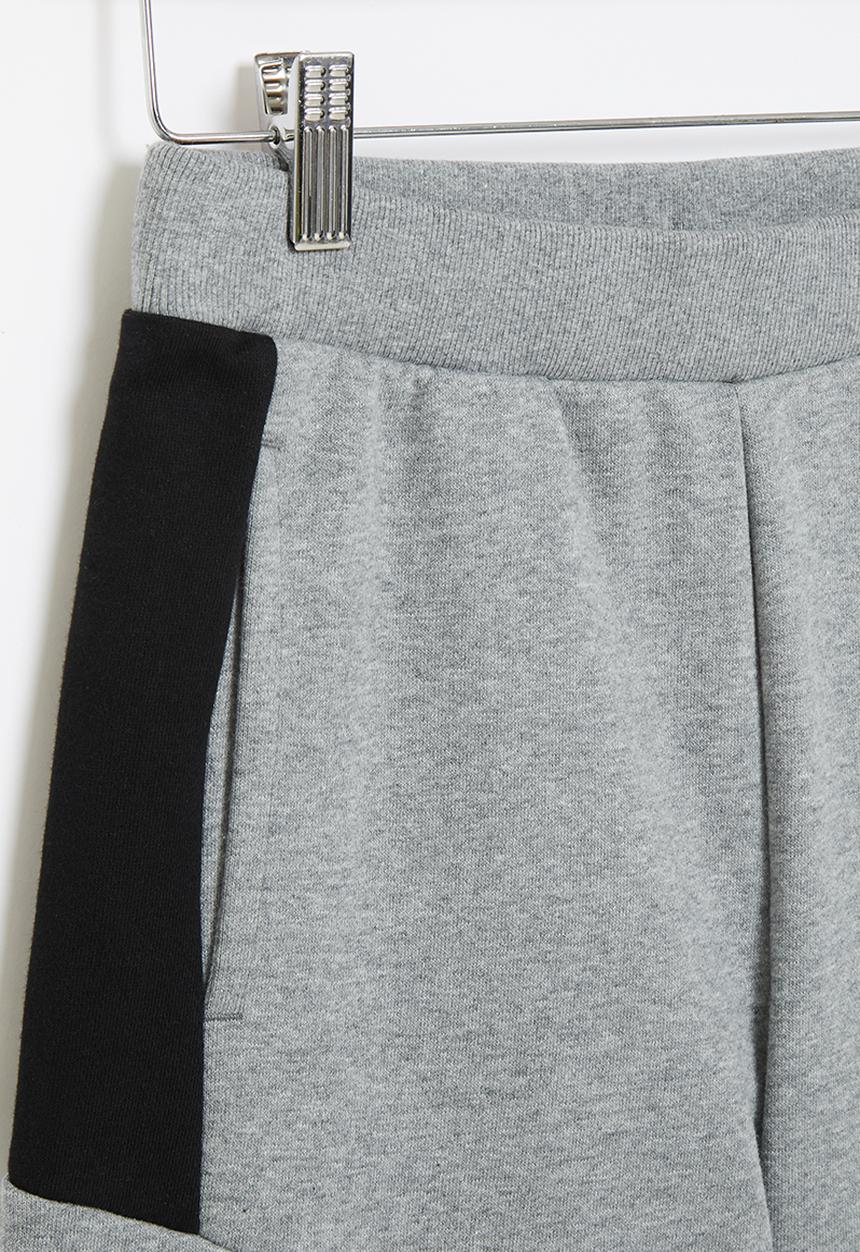 PUMA - Terry short 5" - medium gray heather