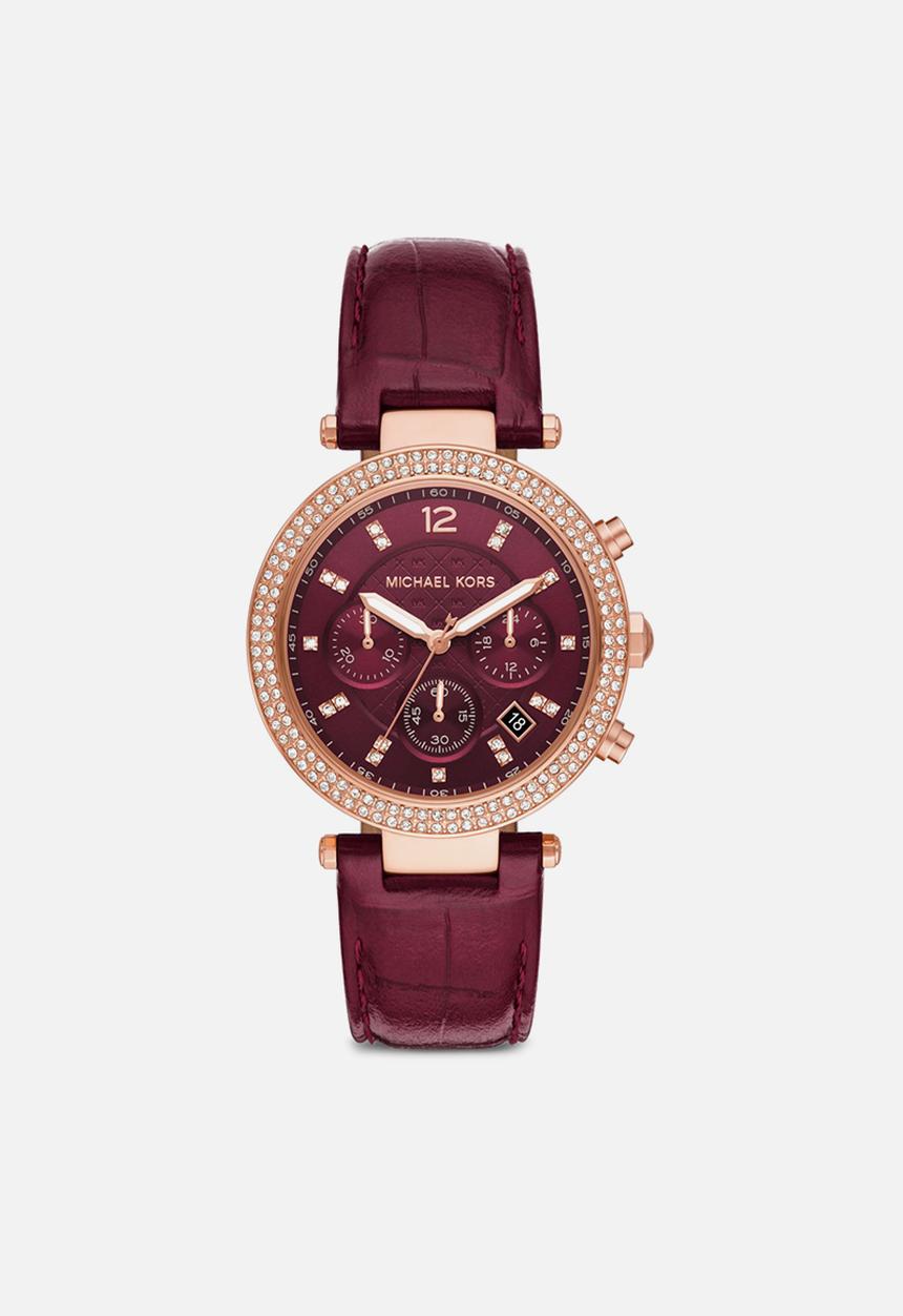 Michael Kors - Parker - rose gold & burgundy 
