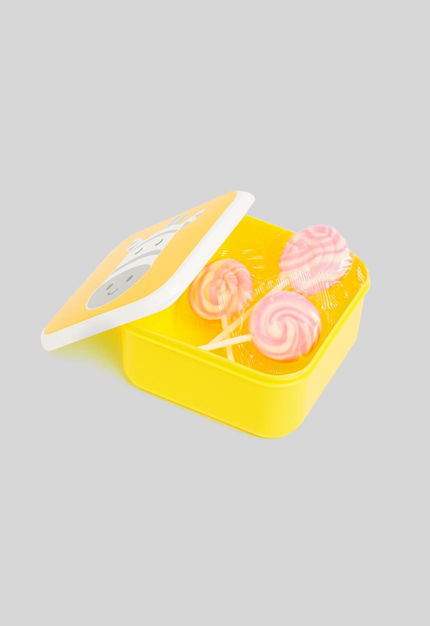 H&S - Zebra lunch box - orange