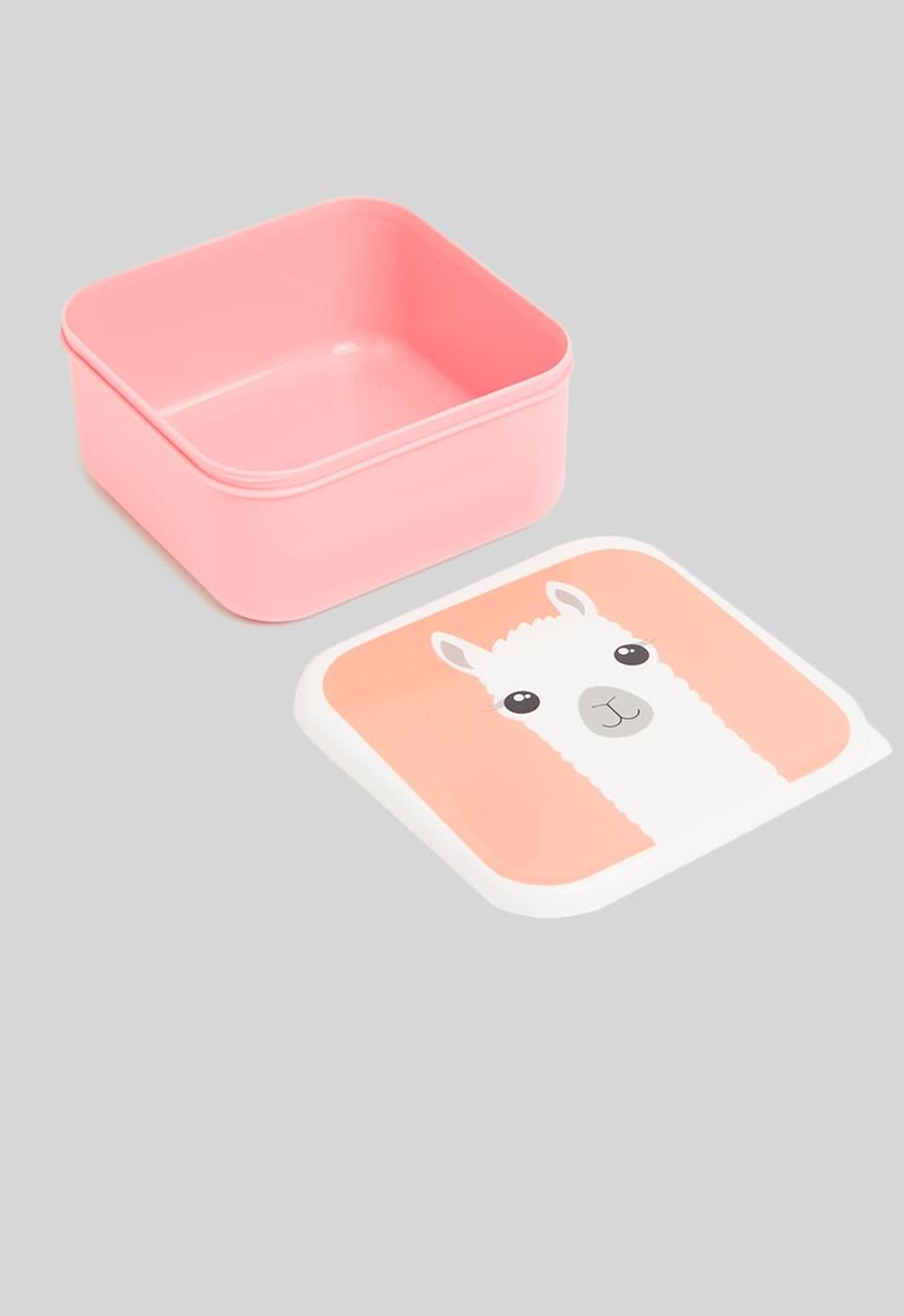 H&S - Lama lunch box - pink
