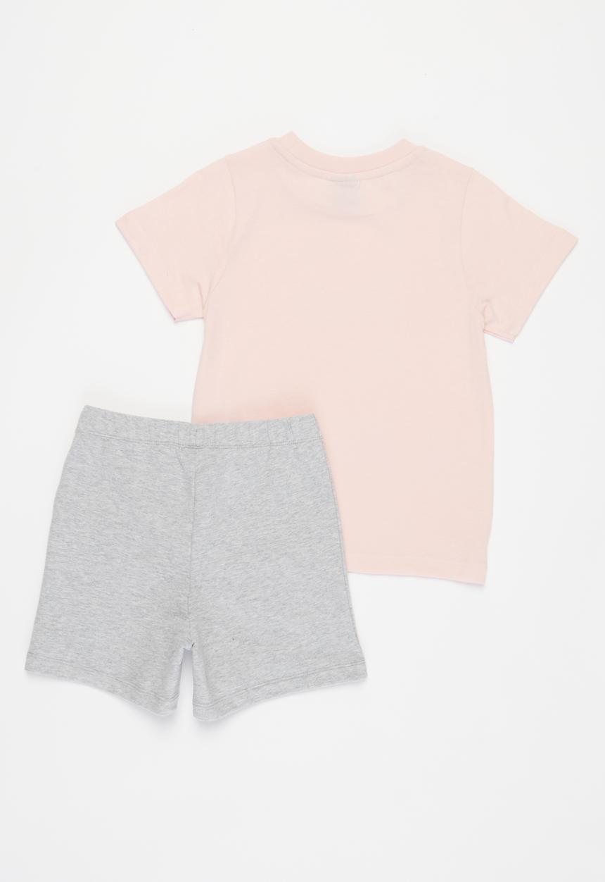 PUMA - Minicats tee & shorts set b - lotus