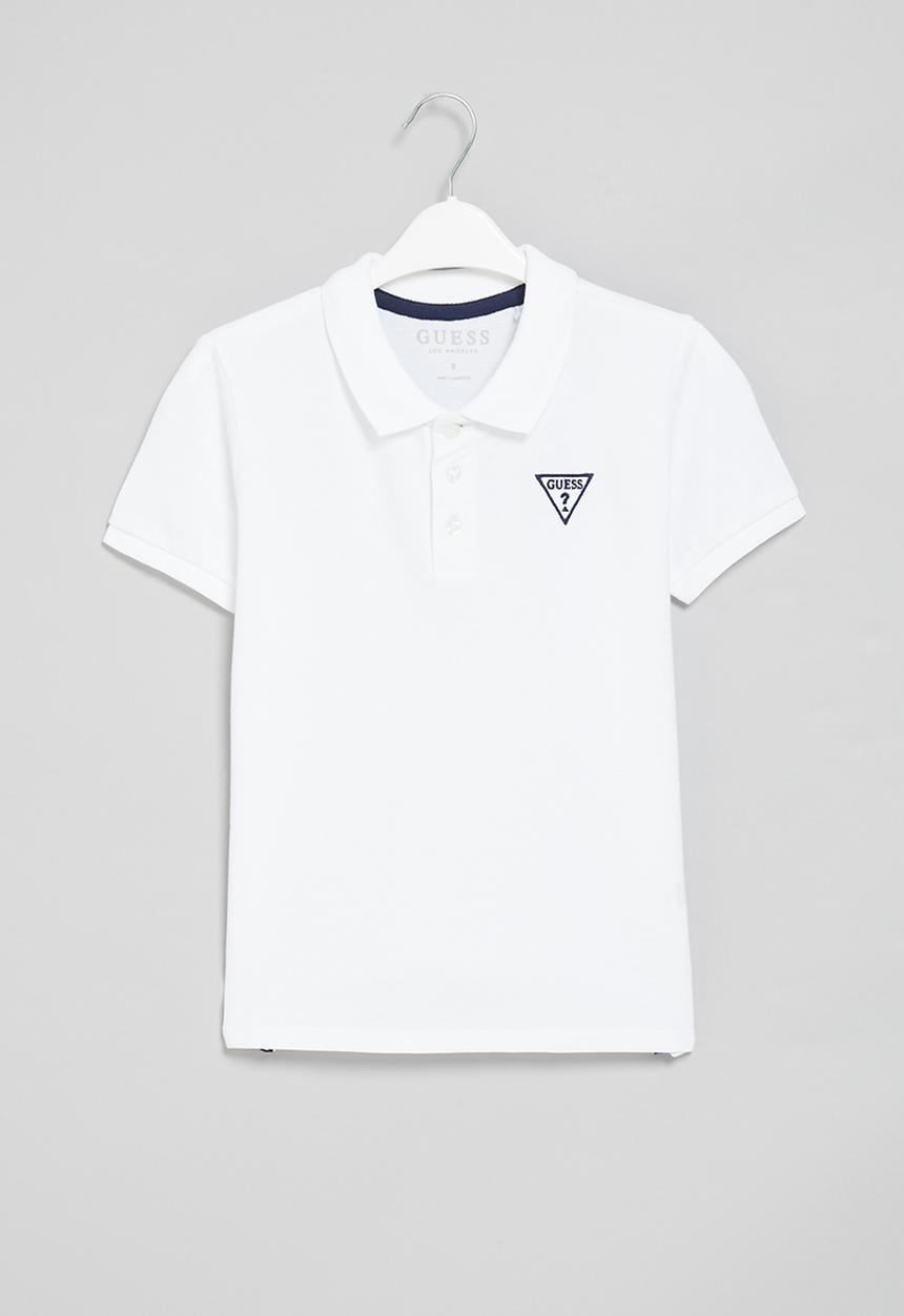 GUESS - Boys core embroieder golfer - white