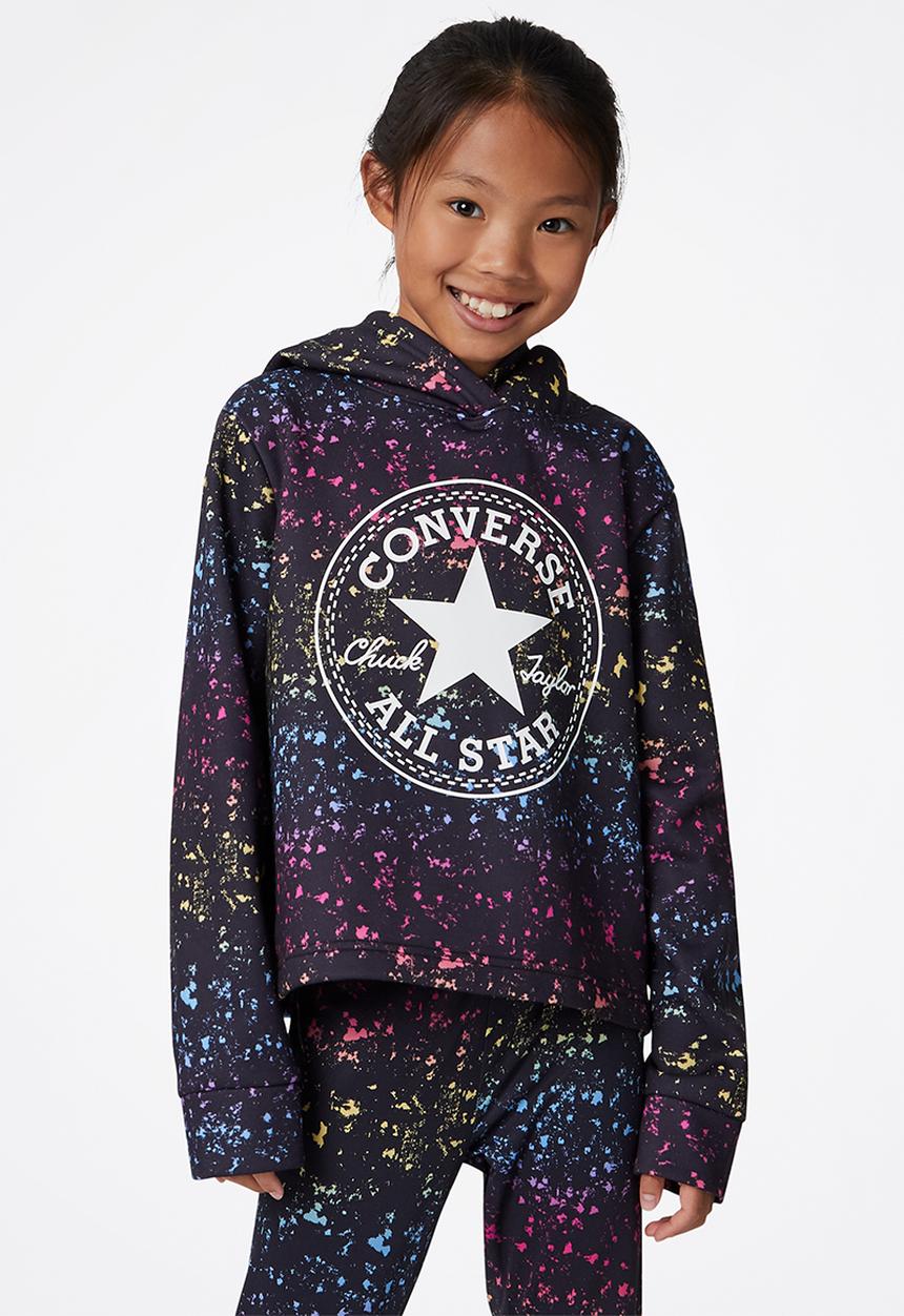 Converse - Cnvg aop cropped hoodie - multi