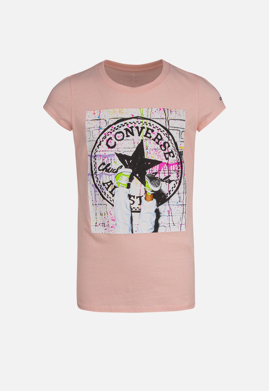 Converse - Cnvg photoreal ctp drip tee - storm pink