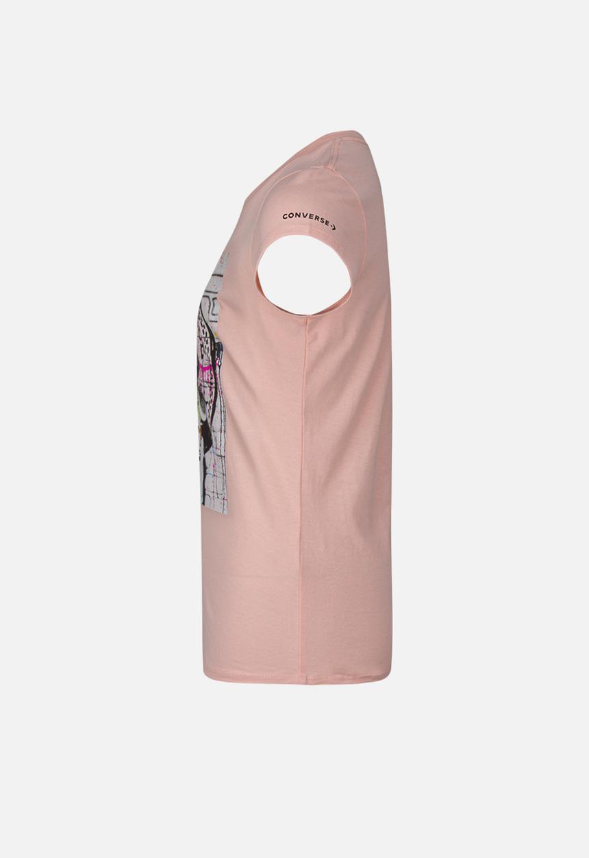 Converse - Cnvg photoreal ctp drip tee - storm pink