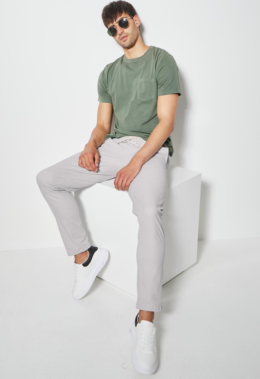Superbalist - Deco slim pant - grey