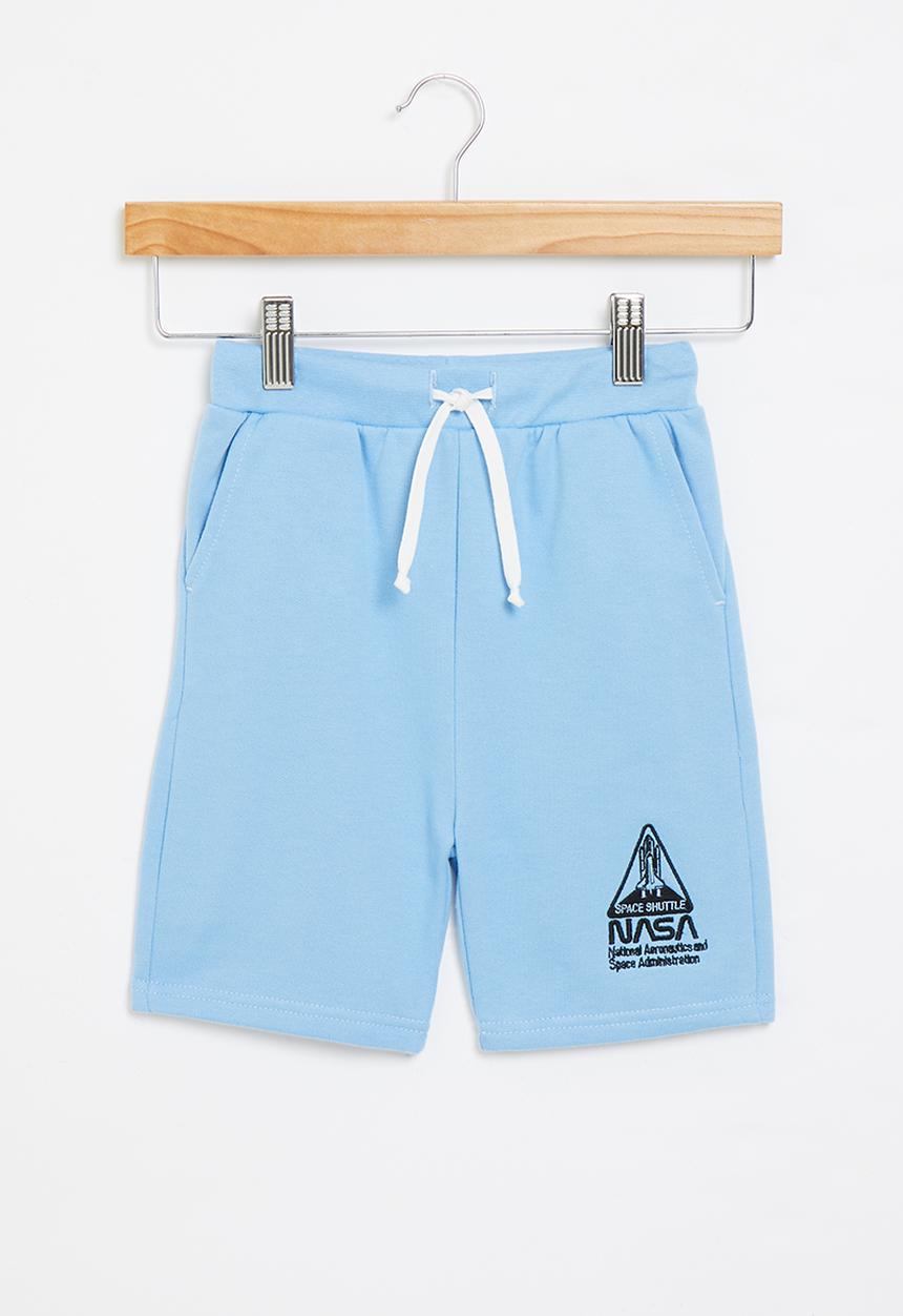 Superbalist - NASA fleece short - blue