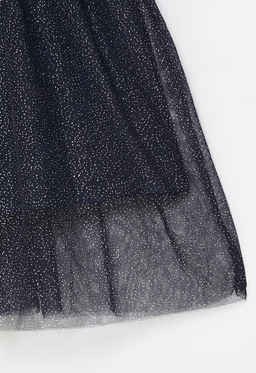 Pop Candy - Girls star dress - navy