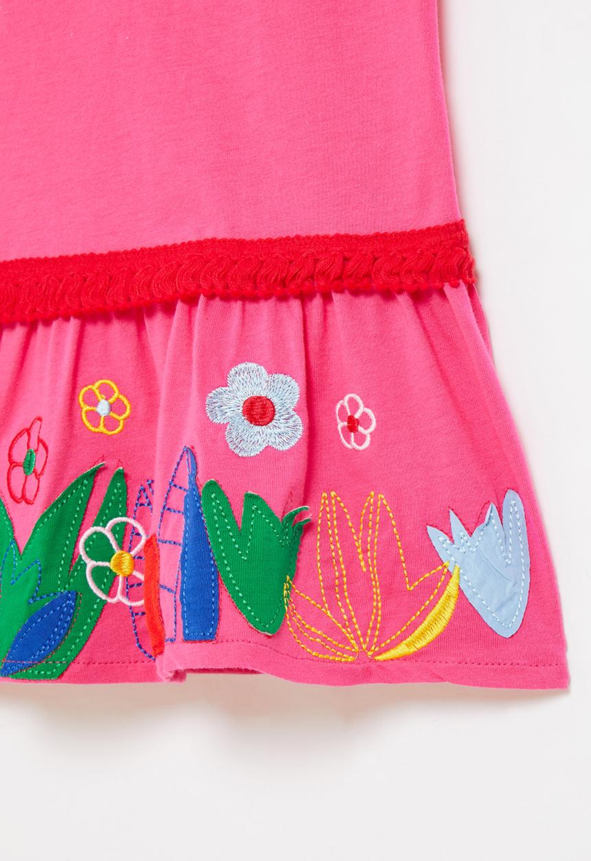 Pop Candy - Girls multi print dress - pink